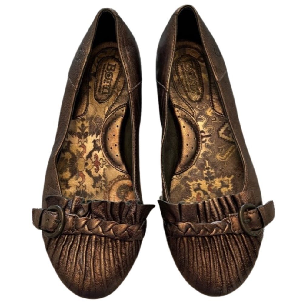BORN Pleated Front Flats